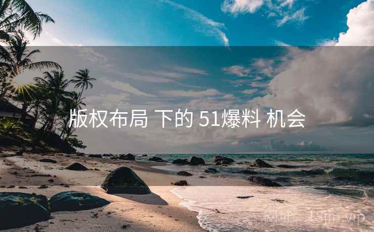 版权布局 下的 51爆料 机会