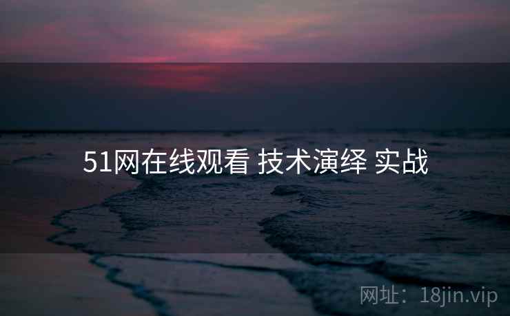 51网在线观看 技术演绎 实战