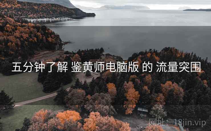 五分钟了解 鉴黄师电脑版 的 流量突围